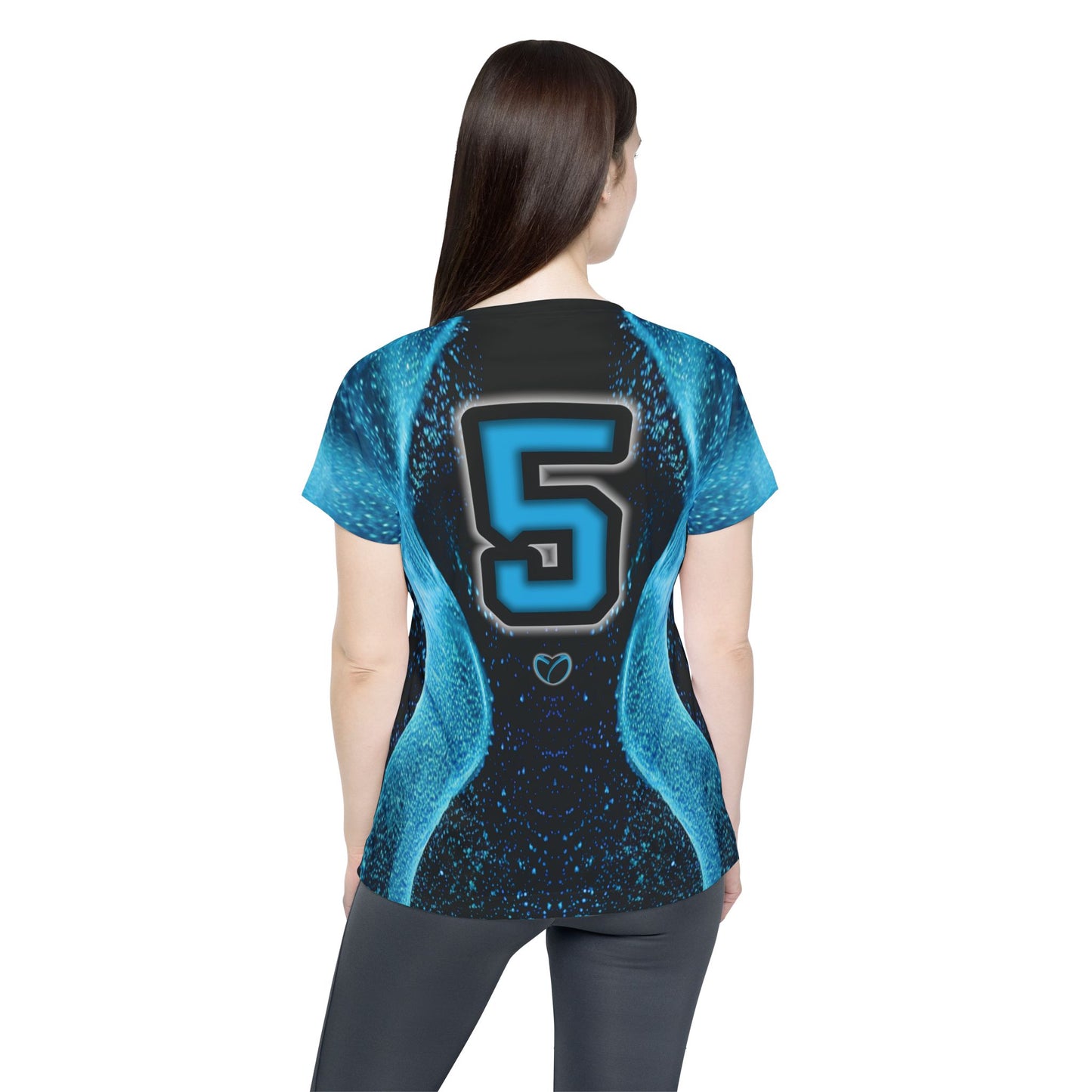 Glow Up Jersey - All Cyan #5