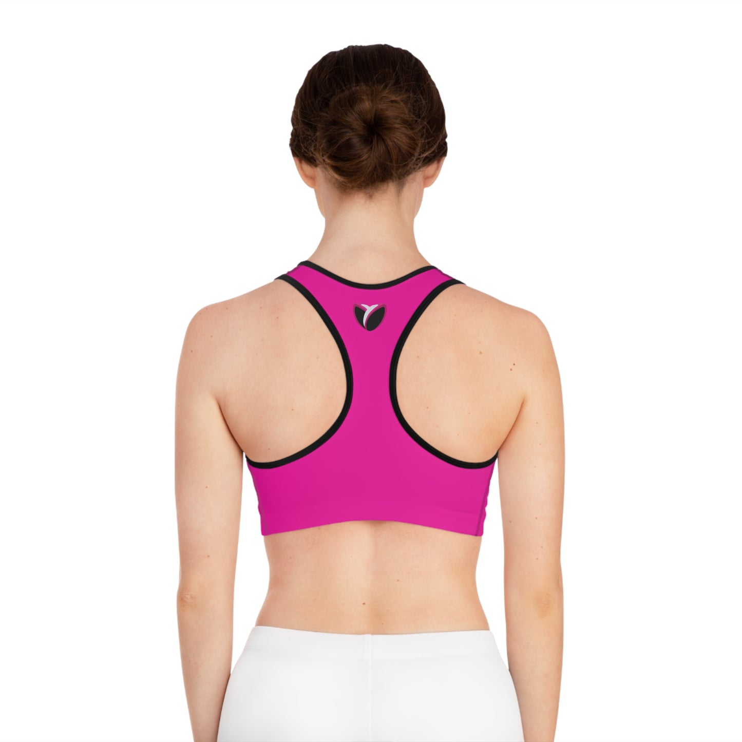 Basic Pink Moisture Wicking Sports Bra
