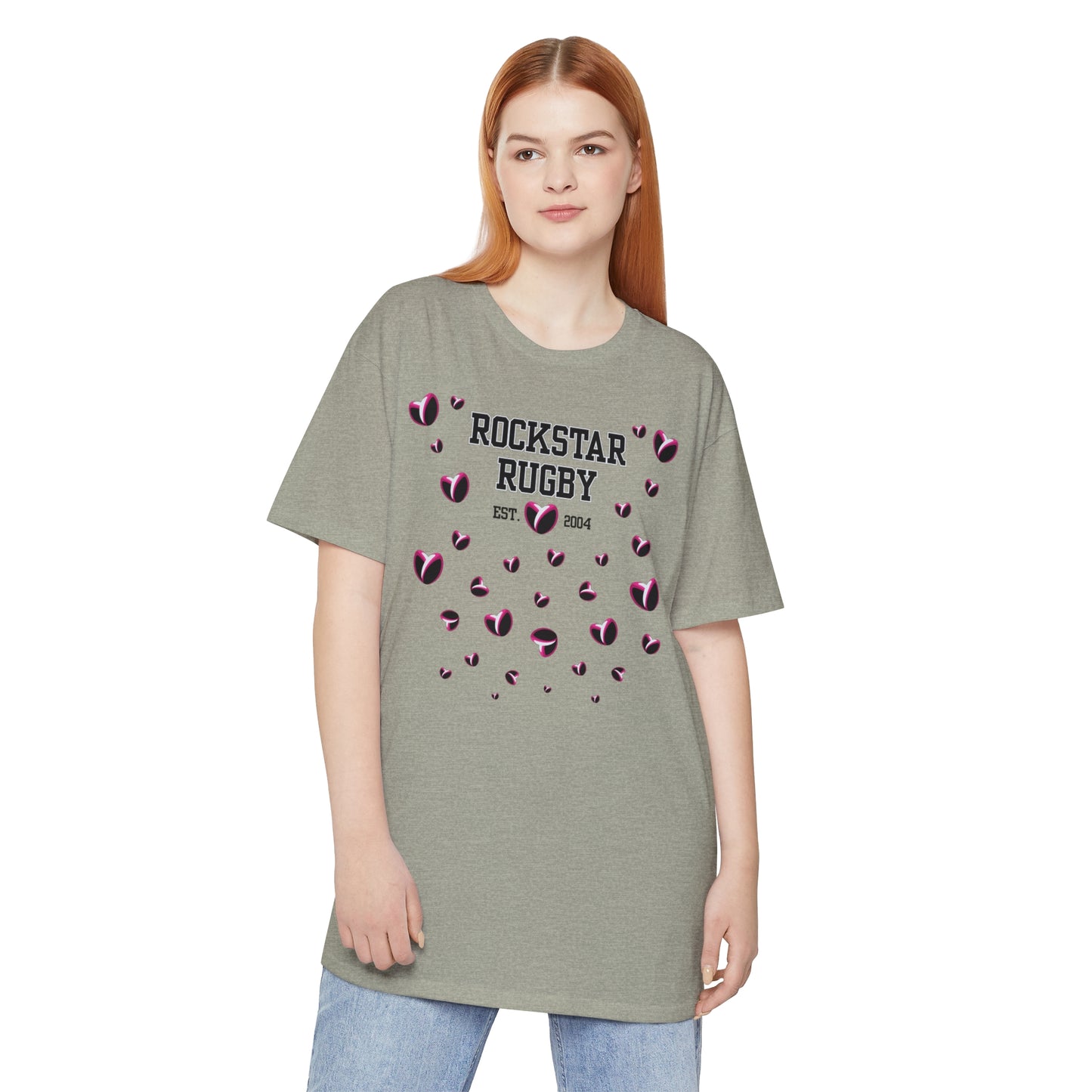 Rugby <3's Long Body Urban Tee