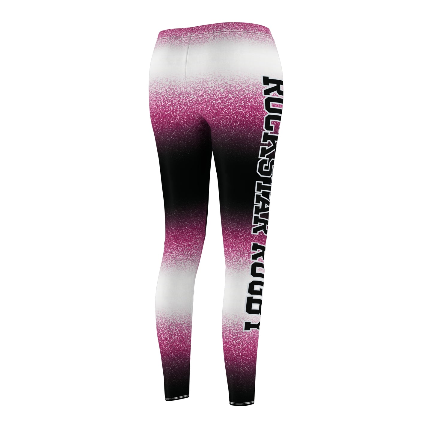 Pink Stardust Rockstar Rugby Leggings (Leg Logo)