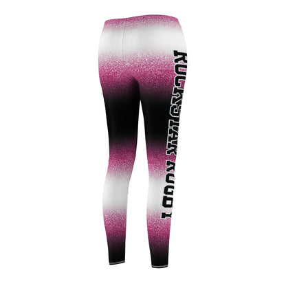 Pink Stardust Rockstar Rugby Leggings (Leg Logo)
