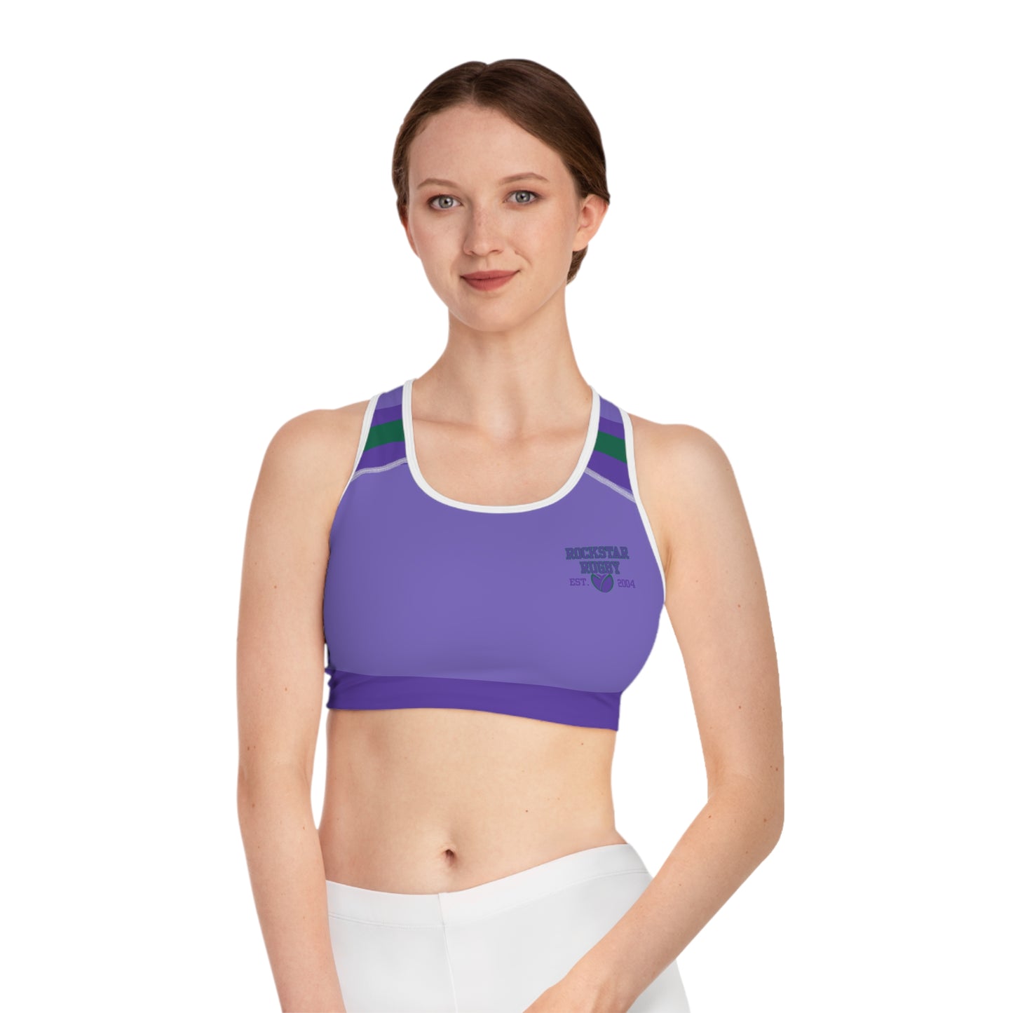Grape Soda Moisture-Wicking Sports Bra