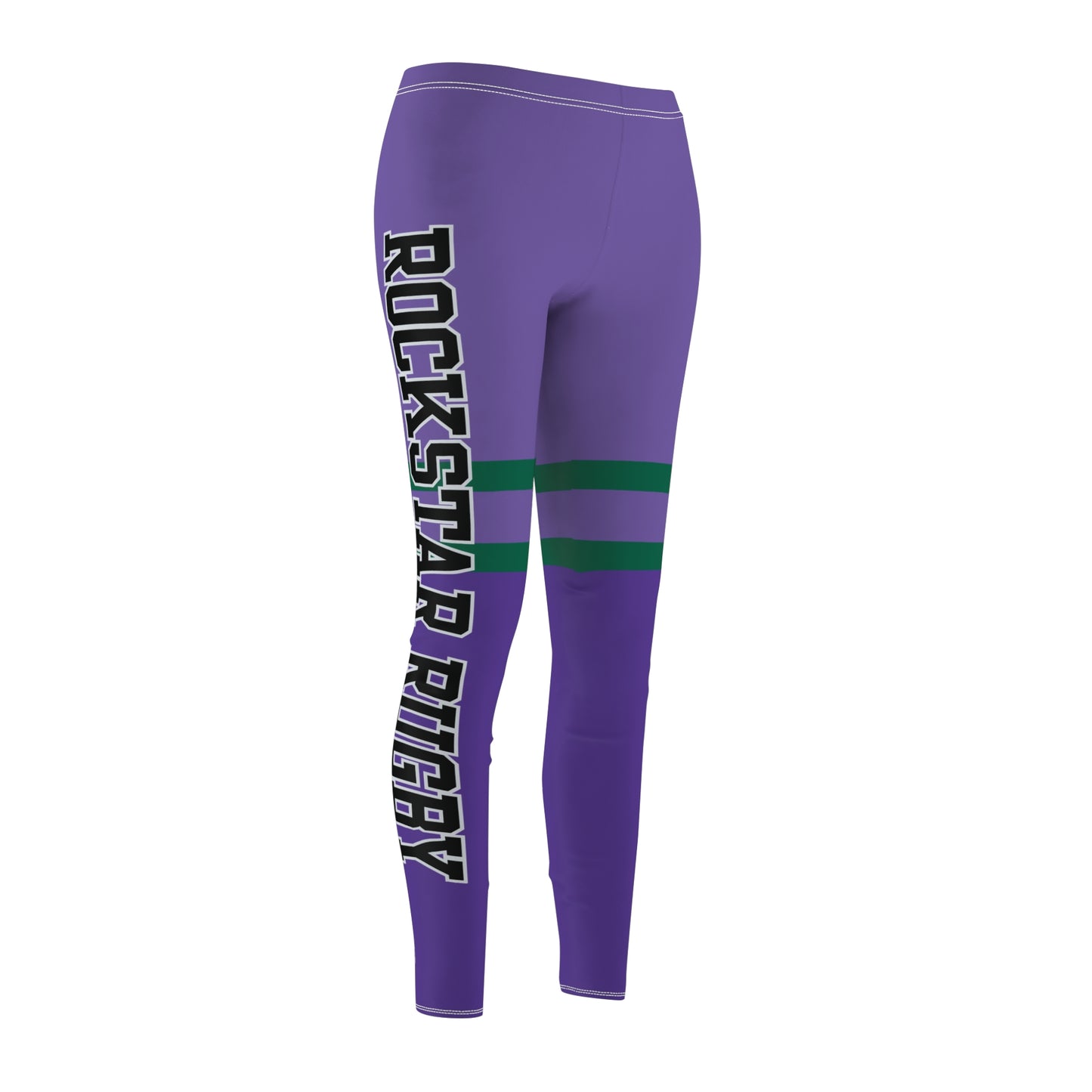 Grape Soda Rockstar Rugby Leggings (Thigh High & Leg Logo)
