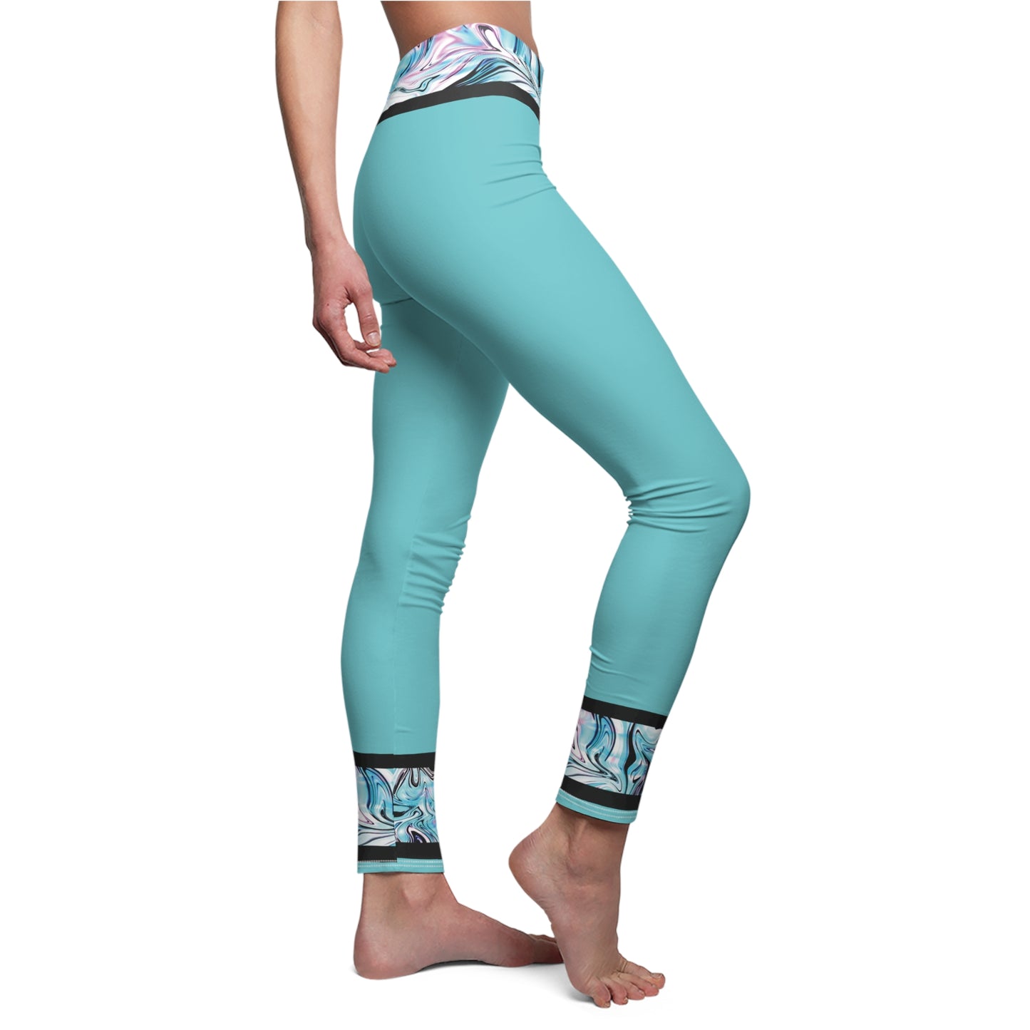 Blueberry Trails Leggings (Ankle Detail)