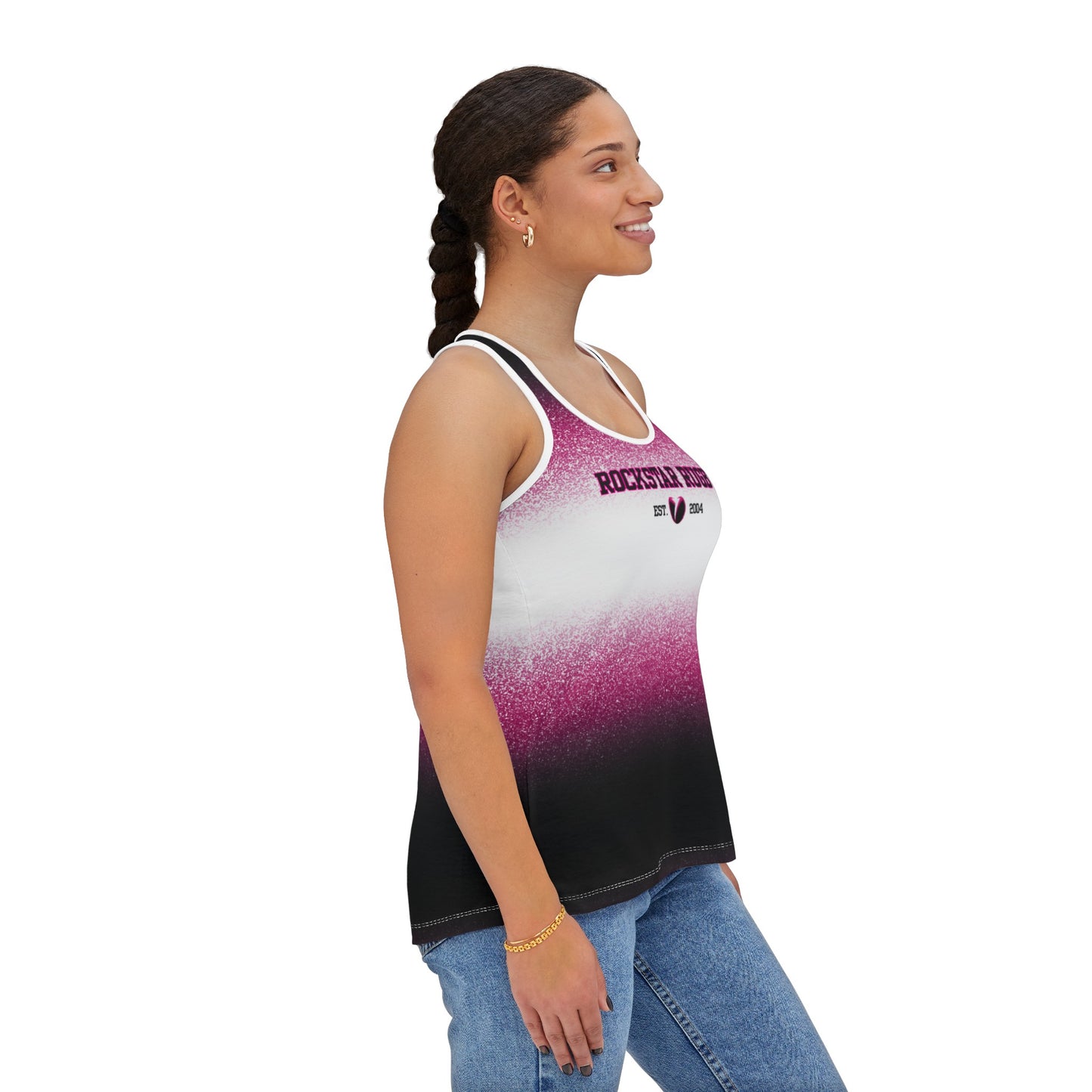 Pink Stardust Logo Women's Tank Top