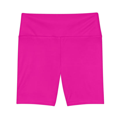 Rockstar Rugby Basic Pink High Waisted Polyester/Spandex Shorts