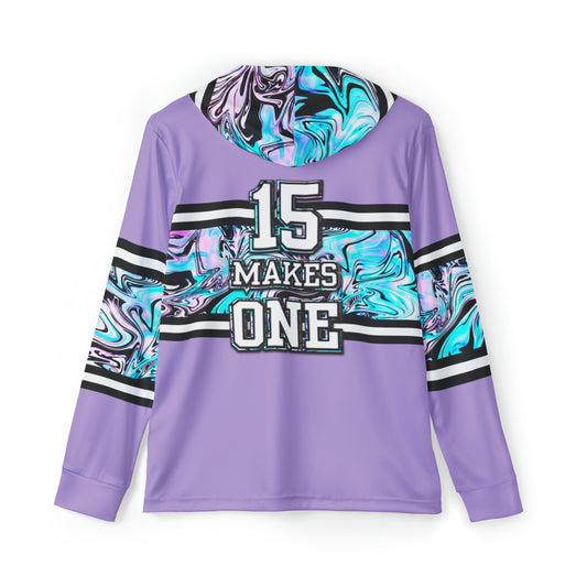 Blueberry Trails 15 Makes One Lightweight Moisture Wicking Hoodie (Lavender)