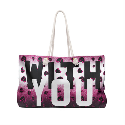 Pink Stardust & <3's Oversized Tote