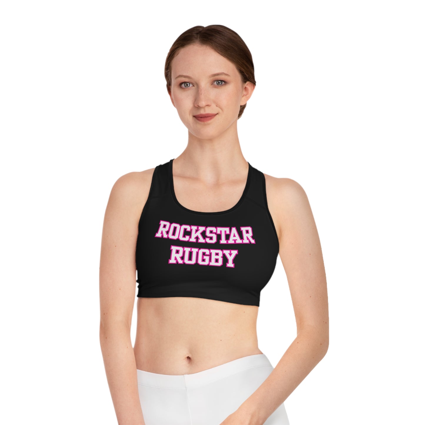 Basic Black Moisture Wicking Sports Bra