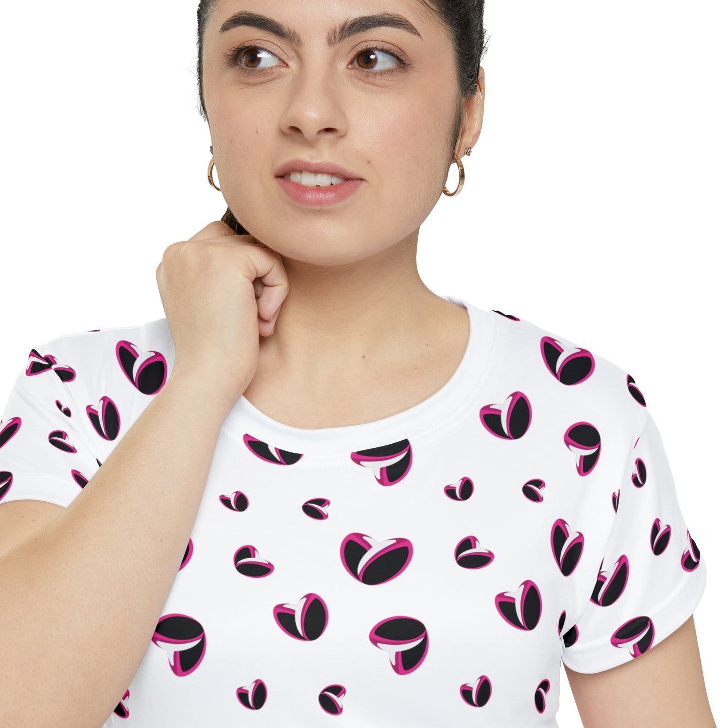 Rugby <3's Short Sleeve Shirt (White)