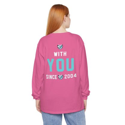 Blueberry Trails Since 2004 Comfy Long Sleeve T-Shirt