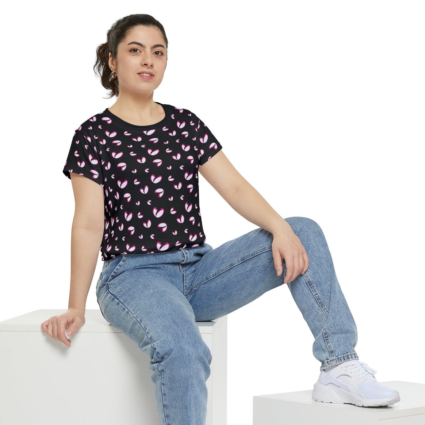 Rugby <3's Short Sleeve Shirt (Black)