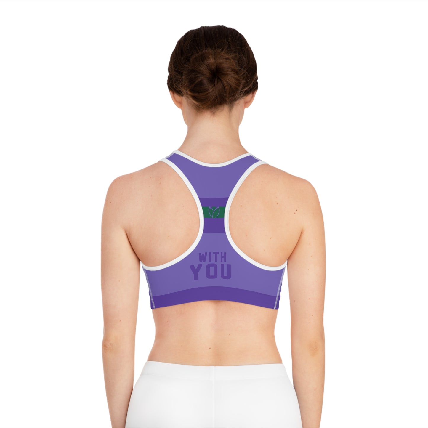 Grape Soda Moisture-Wicking Sports Bra