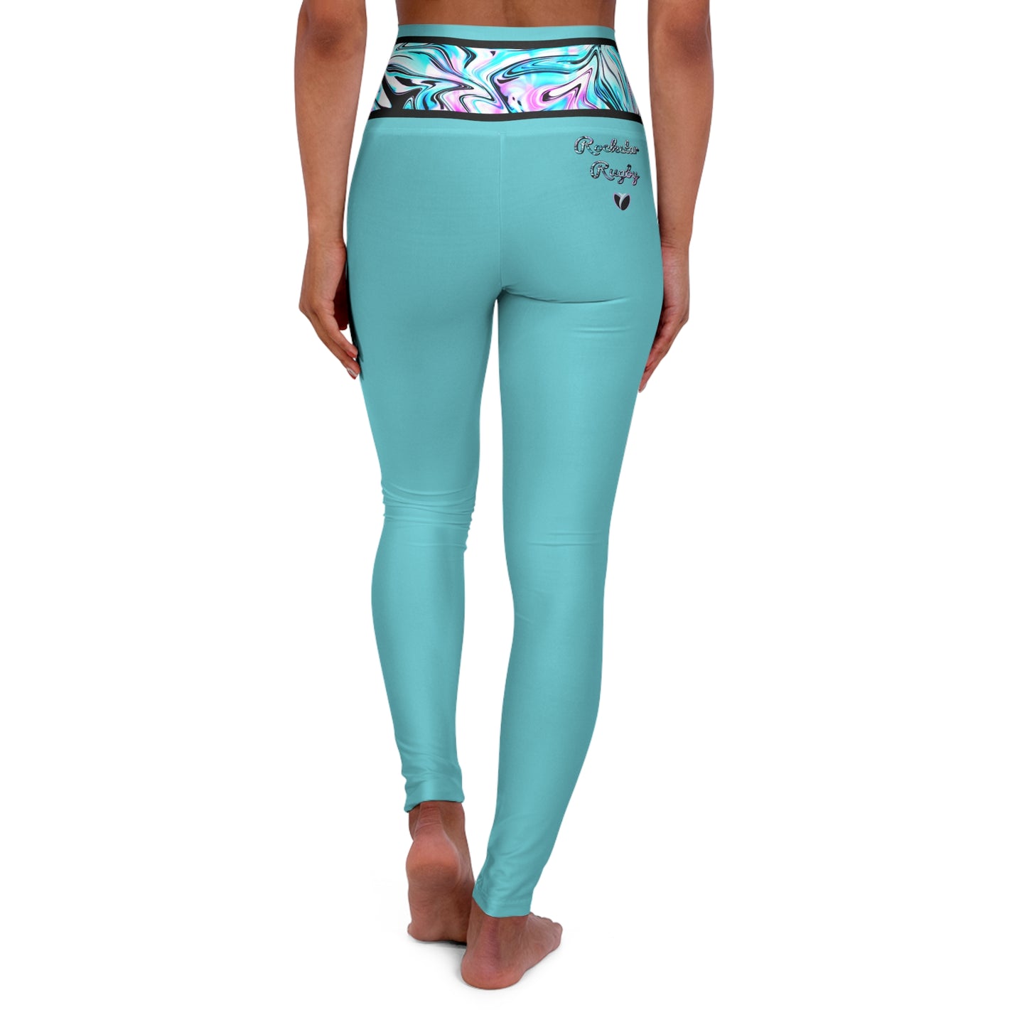 Blueberry Trails High Waisted Leggings