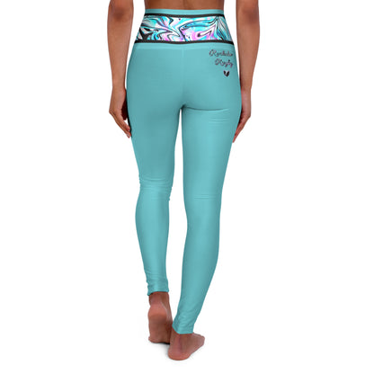 Blueberry Trails High Waisted Leggings
