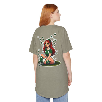 Lucky Shamrocks Long Body Urban Tee