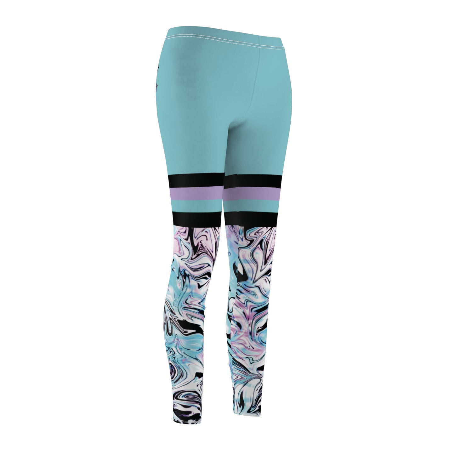 Blueberry Trails Leggings (Thigh-High)