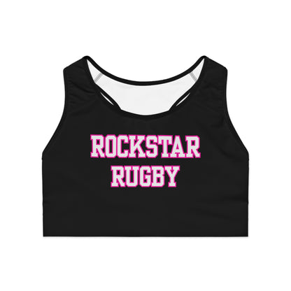 Basic Black Moisture Wicking Sports Bra