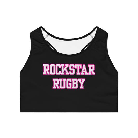 Basic Black Moisture Wicking Sports Bra