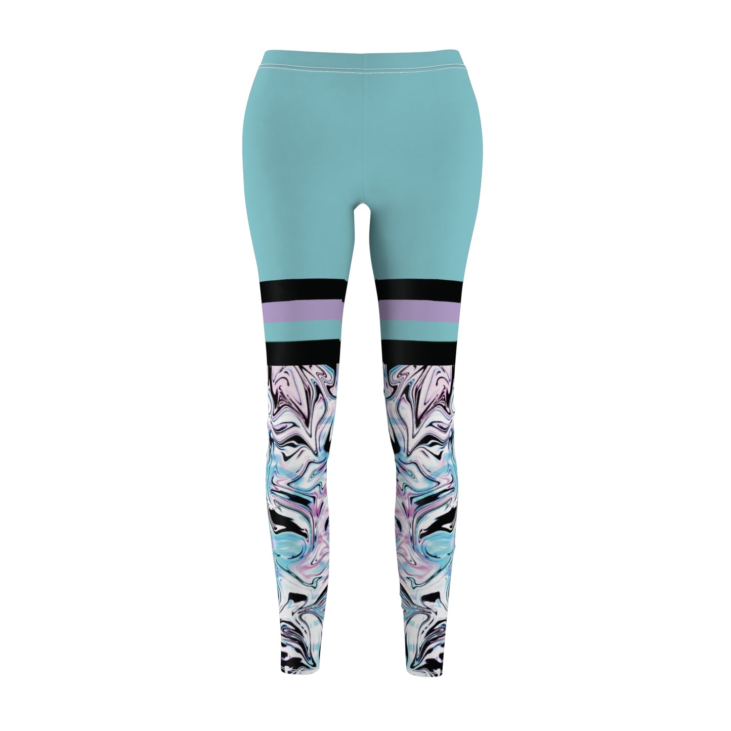 Blueberry Trails Leggings (Thigh-High)