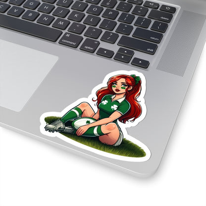 Lucky Shamrocks Kiss-Cut Sticker
