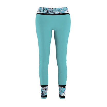 Blueberry Trails Leggings (Ankle Detail)