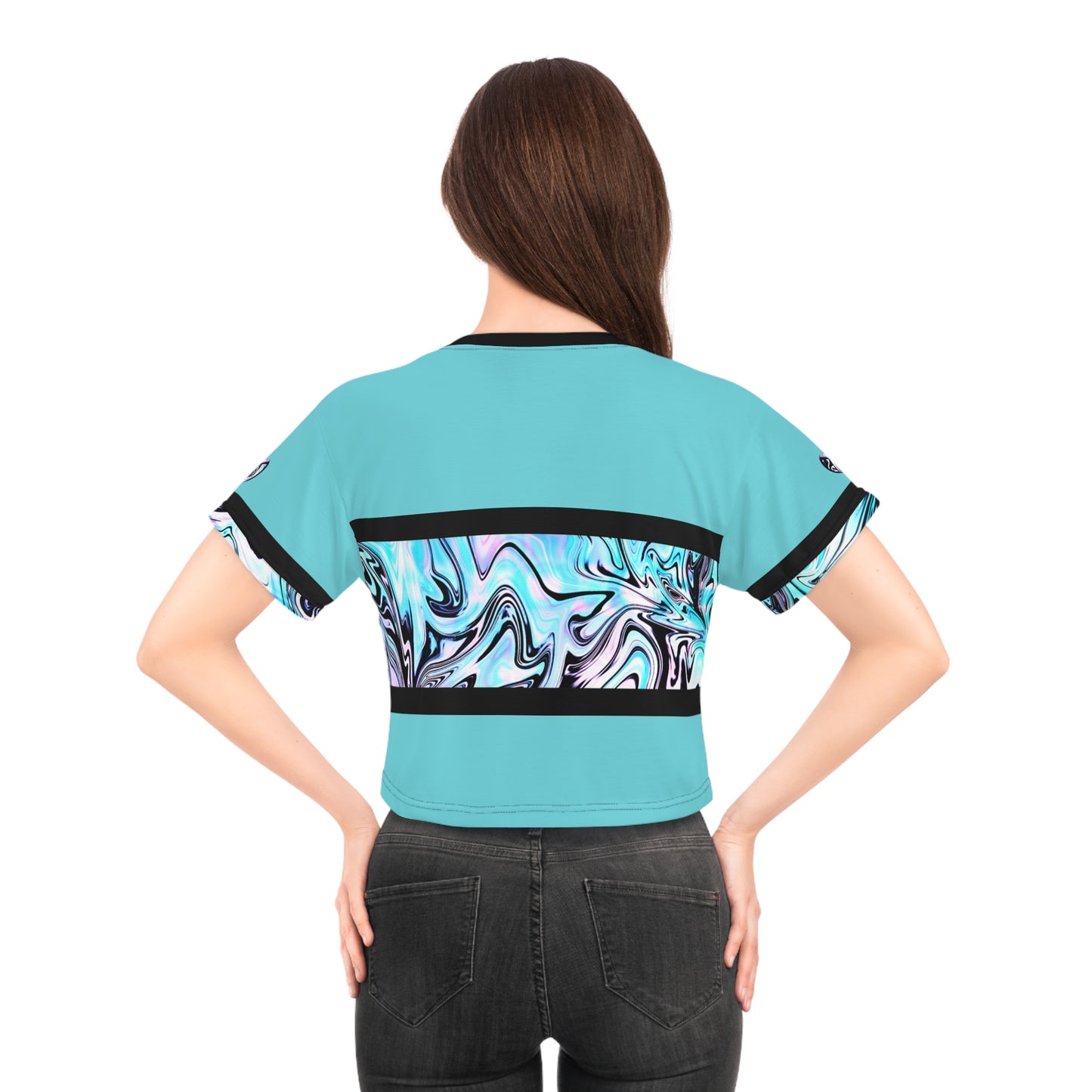 Blueberry Trails Cropped Tee