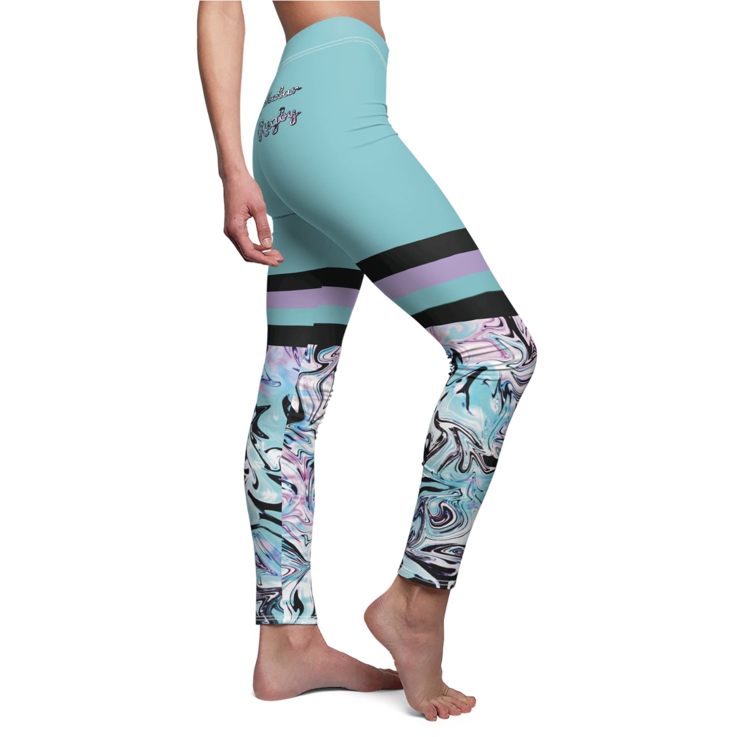 Blueberry Trails Leggings (Thigh-High)