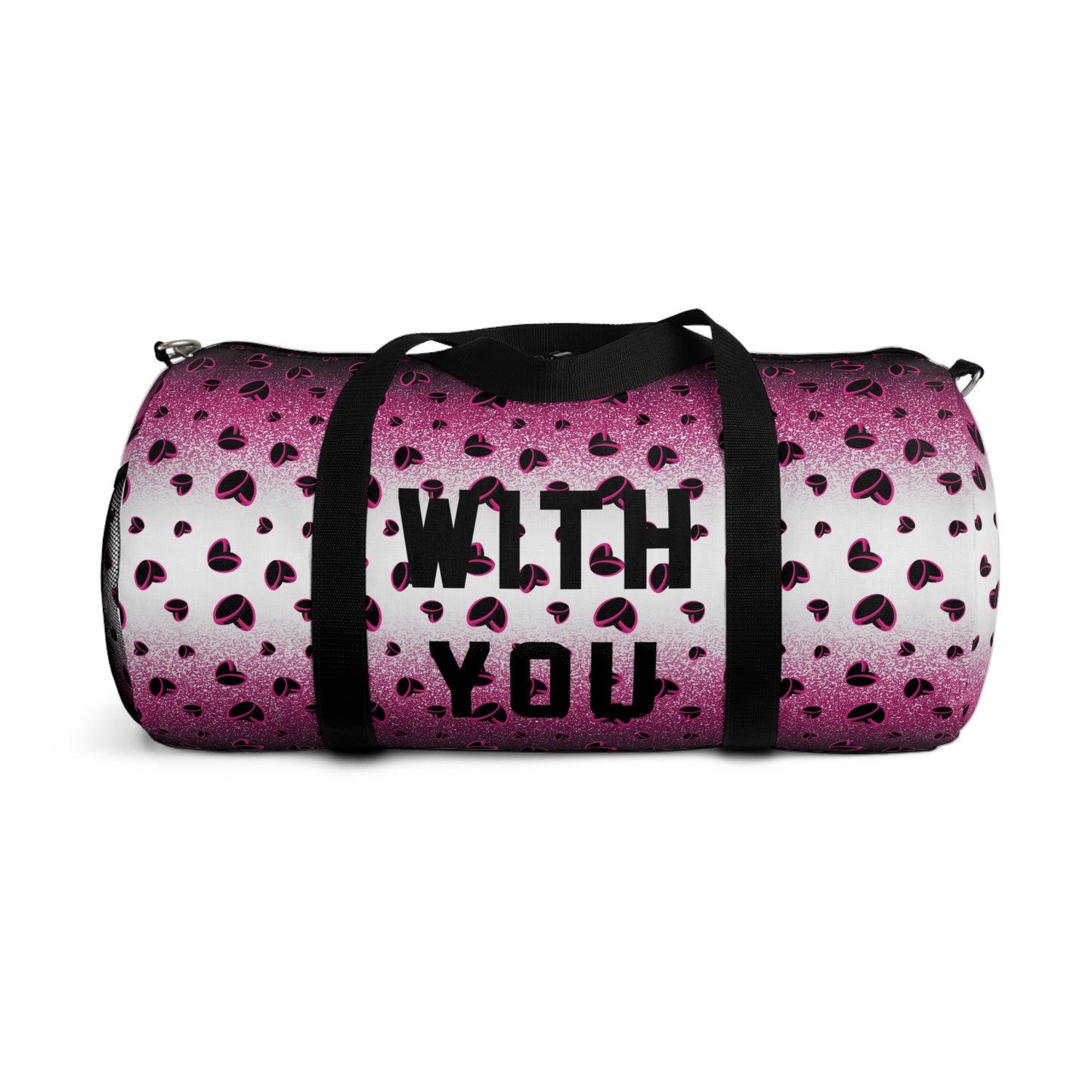 Pink Stardust & <3's Duffel Bag