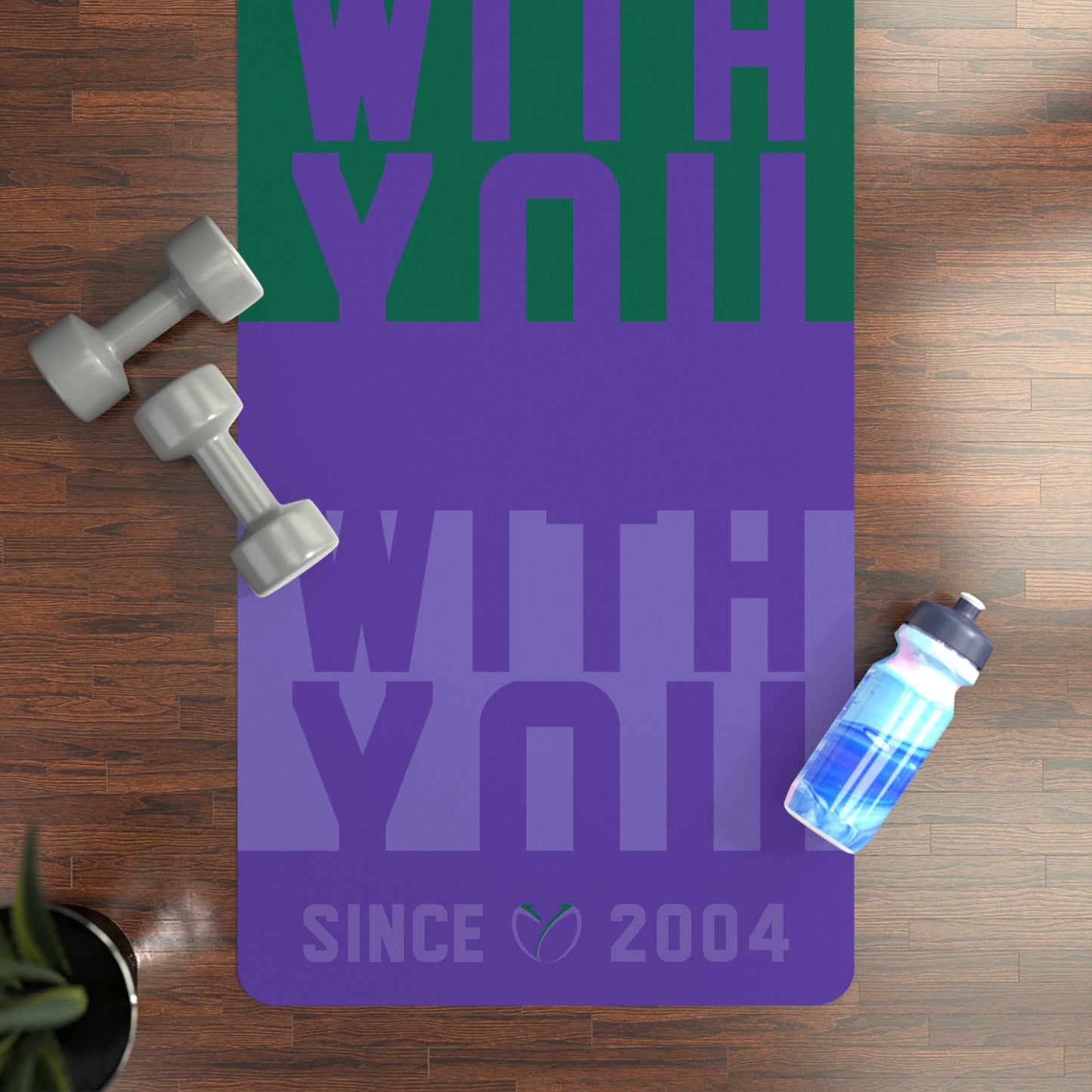 Grape Soda With You Rubber Yoga Mat