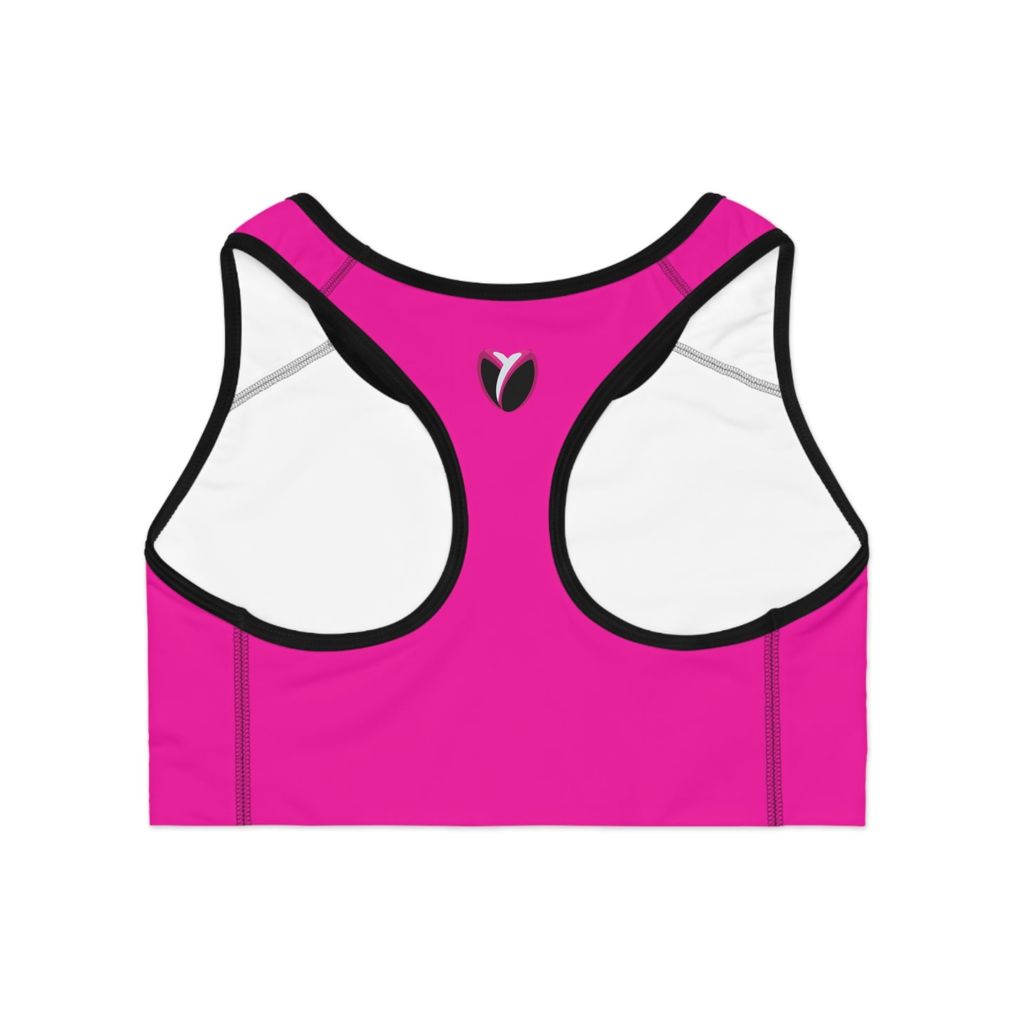 Basic Pink Moisture Wicking Sports Bra