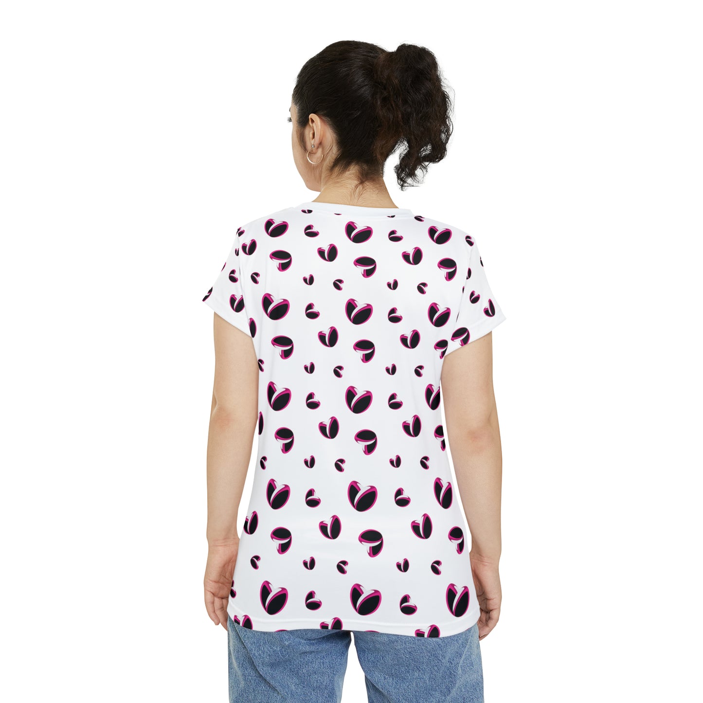 Rugby <3's Short Sleeve Shirt (White)