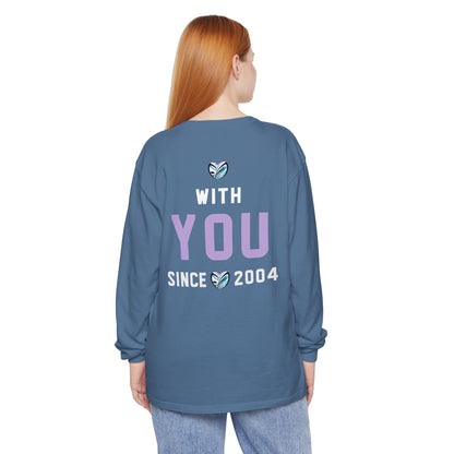 Blueberry Trails Since 2004 Comfy Long Sleeve T-Shirt
