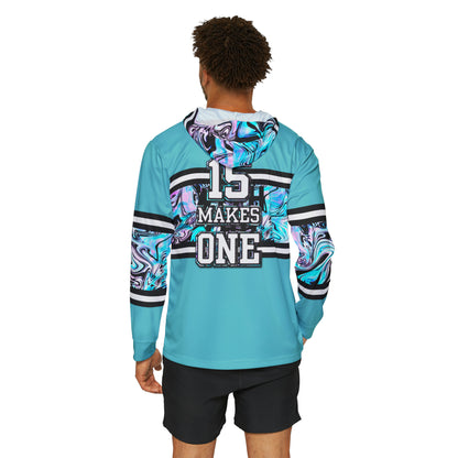 Blueberry Trails 15 Makes One Lightweight Moisture Wicking Hoodie (Aqua)