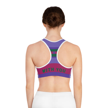 Raspberry Soda Seamless Sports Bra