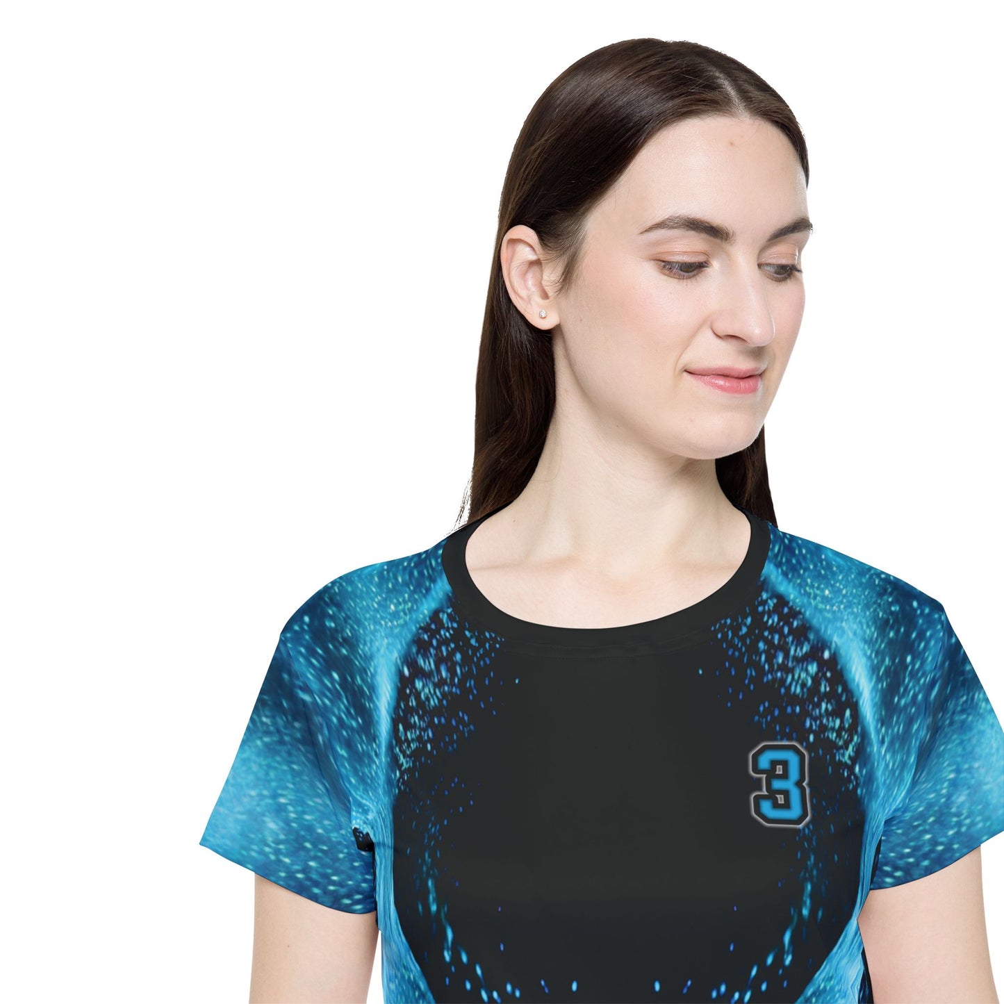 Glow Up Jersey - All Cyan #3