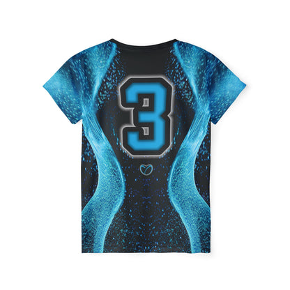 Glow Up Jersey - All Cyan #3