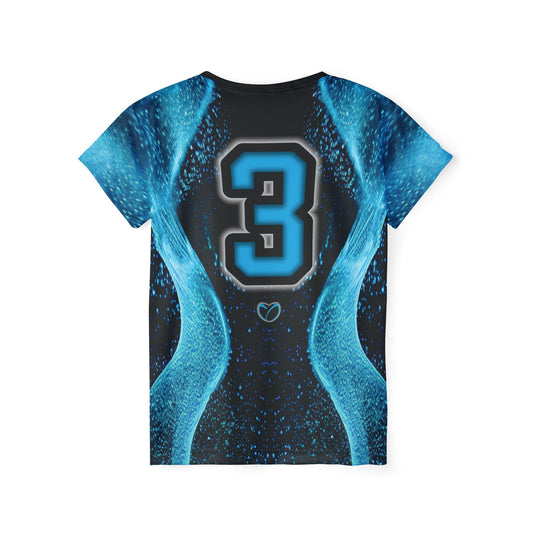 Glow Up Jersey - All Cyan #3
