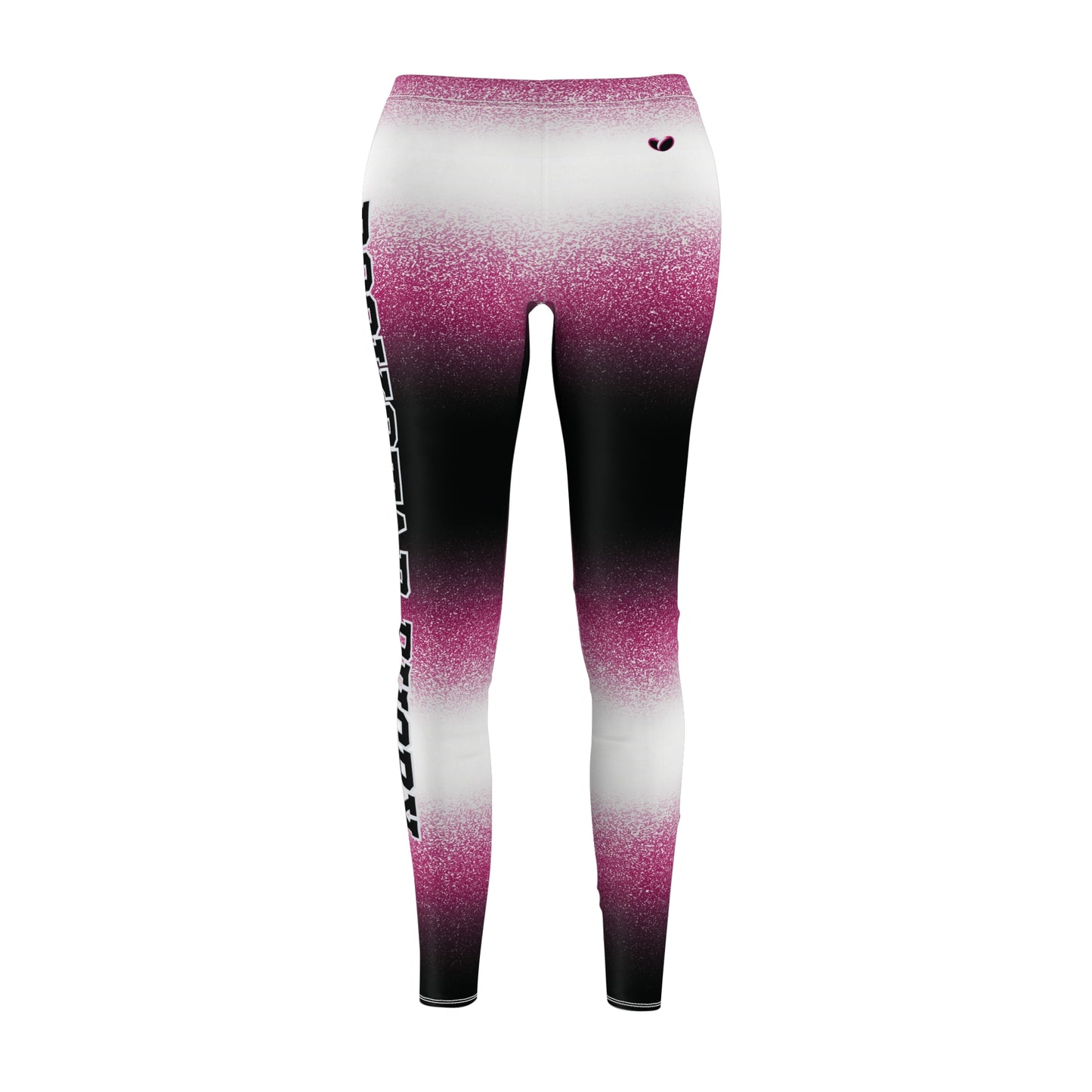 Pink Stardust Rockstar Rugby Leggings (Leg Logo)