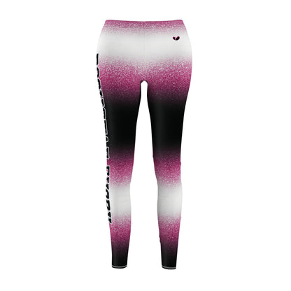 Pink Stardust Rockstar Rugby Leggings (Leg Logo)