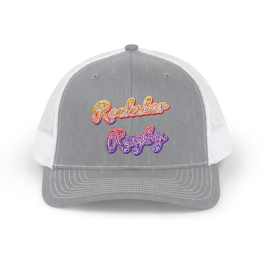 Rainbow Rockstar Rugby Trucker Cap