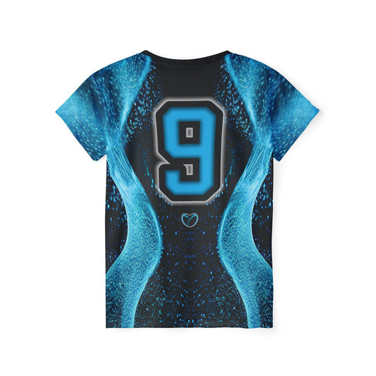 Glow Up Jersey - All Cyan #9
