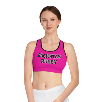 Basic Pink Moisture Wicking Sports Bra