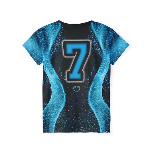 Glow Up Jersey - All Cyan #7