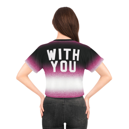 Pink Stardust Cropped Tee