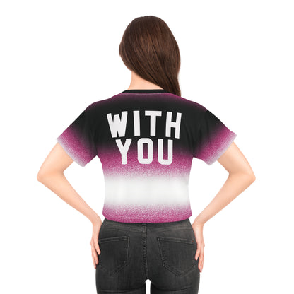 Pink Stardust Cropped Tee