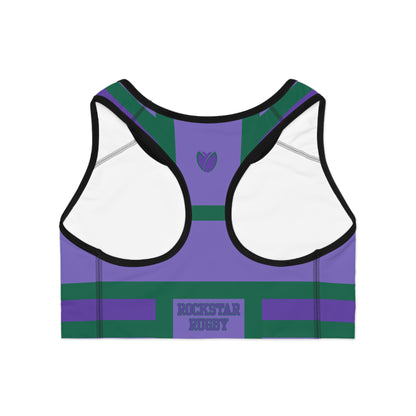 Grape Soda Moisture Wicking Sports Bra