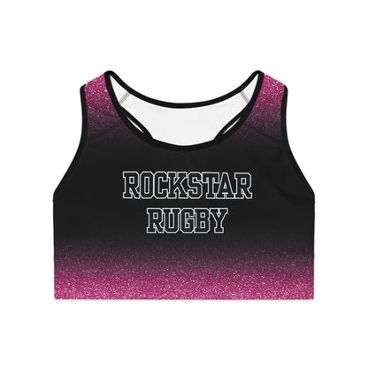 Pink Stardust Moisture Wicking Sports Bra