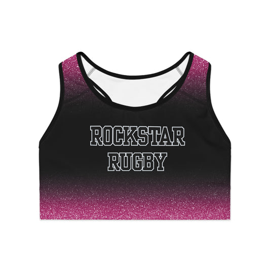 Pink Stardust Moisture Wicking Sports Bra