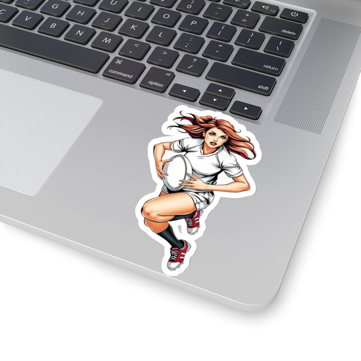 Rugby Girl Kiss-Cut Sticker